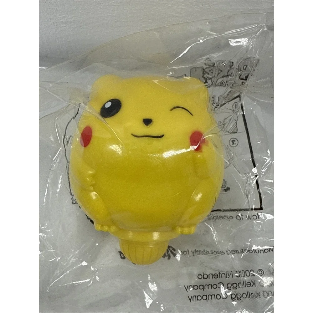 Pokémon Promo Pikachu Battle Tops Spin Top Toy Kellogs 2000s Kids